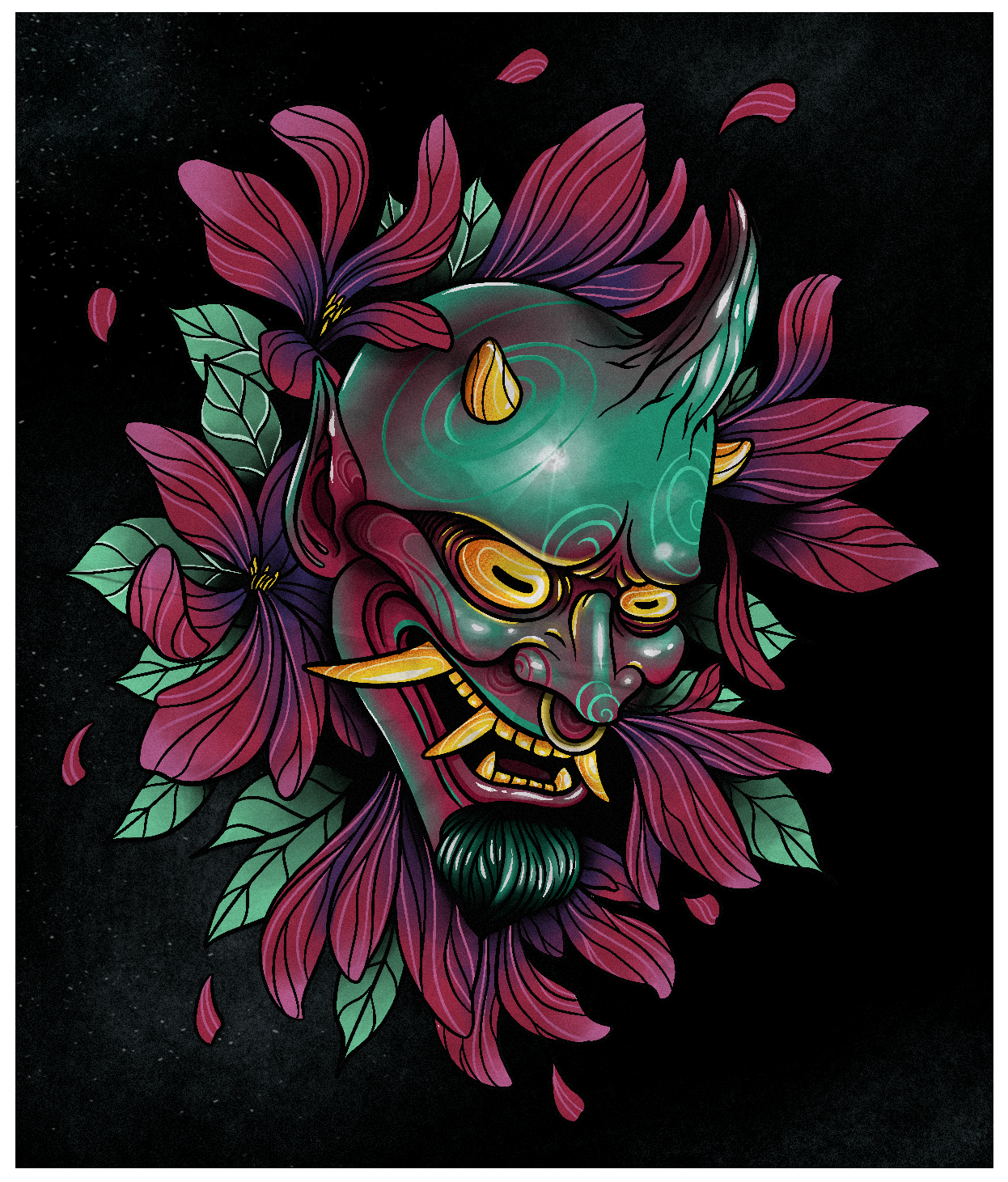 Mask Bloom by Nicholas May